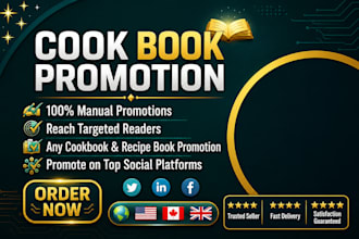 do cook book and  recipe book promotion on kdp ads