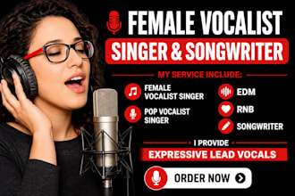 be your female vocalist singer, rock singer, female rock singer, and songwriter