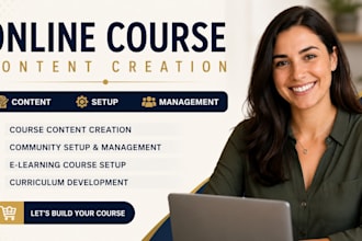 develop elearning course content and curriculum for your academy