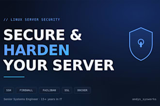 secure harden and configure your linux vps or cloud server
