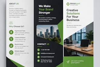 design a professional flyer, brochure or leaflet