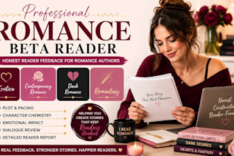 beta read your erotica, romantasy, dark, contemporary romance novel