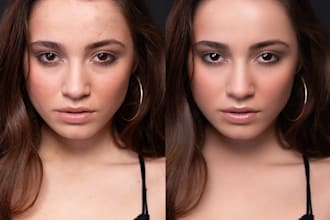 professional beauty photo retouching