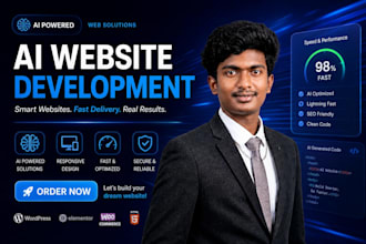 build ai web application, develop ai software, and create full stack website