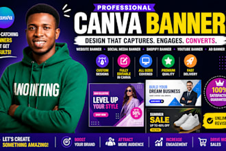design canva banner website banner social media banner graphics design