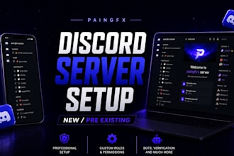 setup custom discord server for gaming and communities