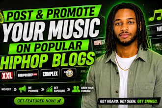 post and promote your music on popular hiphop blogs
