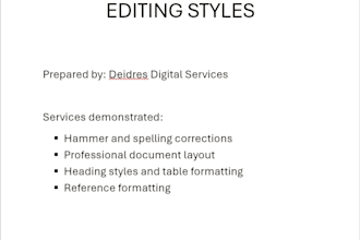 professionally format your assignments and reports