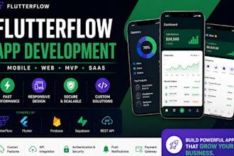 build flutterflow app, flutter mobile app, firebase, supabase