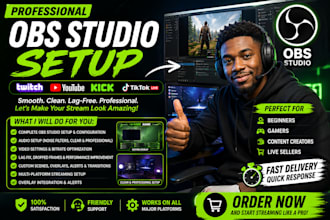 fix and setup obs stream, streamlabs streamyard record for twich youtube tiktok