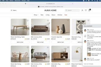 build shopping bot, ecommerce chatbot, product recommendation bot for website