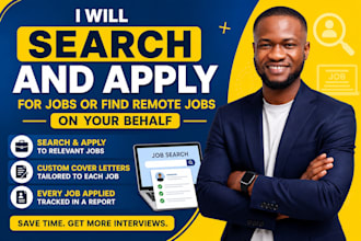 search and apply for jobs or find remote jobs on your behalf