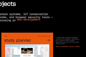 create your personal portfolio website