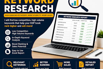 do research to find trending profitable niche for amazon KDP