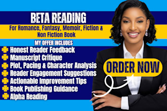 betaread critique romance novel non fiction fantasy book betareader alpha reader
