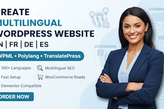 set up multilingual wordpress website with wpml, polylang or translatepress