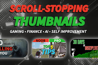design catchy youtube thumbnails