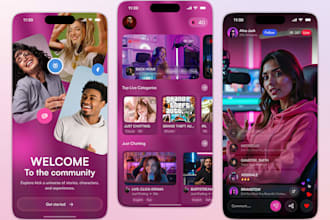 develop live streaming app streaming website video streaming app streaming app