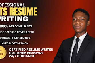 write an ats executive resume, CV