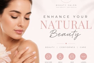 design a luxury instagram post for your beauty brand
