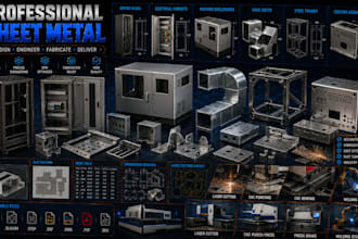 design sheet metal parts and fabrication drawings