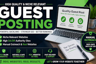 do guest posting and SEO outreach