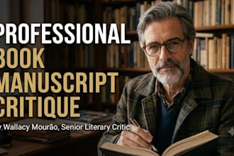 professionally critique and evaluate your book manuscript