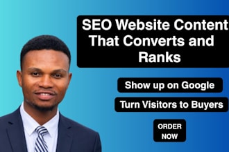 be your professional SEO website copywriter