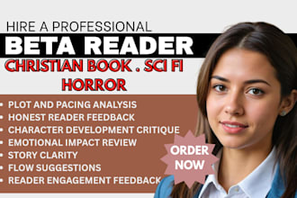 beta read christian book, beta reader sci fi beta reader be horror beta reader