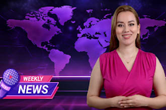 record an authentic breaking news announcer voice over