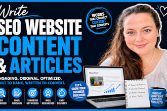 write SEO website content and articles