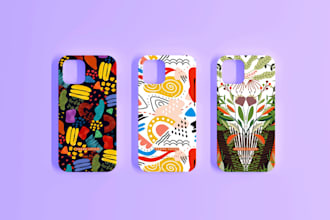 do unique and modern trendy top notch phone case design