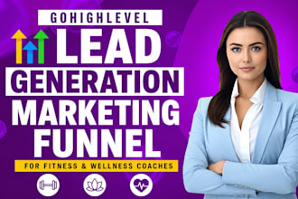 do gohighlevel lead generation marketing funnel for fitness and wellness coaches