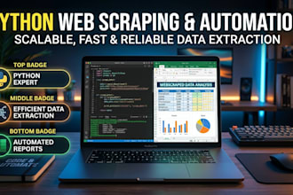 write python scripts for web scraping and automation