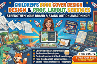 children book design children book cover design childrens book layout, storybook