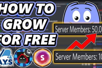 promote discord and advertise game, nft, forex, crypto server gain real members