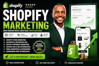 shopify marketing, shopify store marketing, ecommerce sales