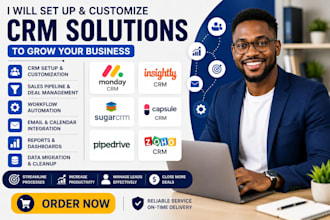 setup monday crm insightly suger crm capsule crm pipedrive  salesforce zoho crm