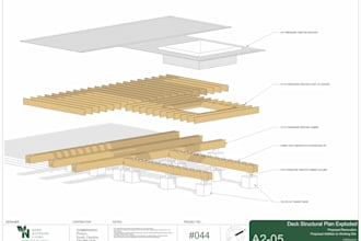 design structural framing and wood plan, foundation plans and mep drawings