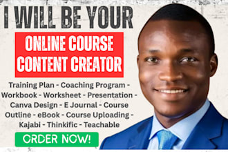 create online course content, elearning course curriculum, workbook, videoscript