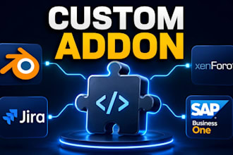 develop blender, jira data center, xenforo and sap business one addons