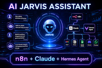 build n8n claude code jarvis ai assistant obsidian hermes agent vps opus wojack
