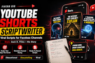 write viral youtube shorts scripts like zack d films and his story