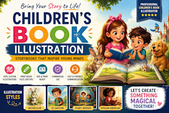 illustrate children storybook illustration, book illustration, children book
