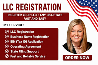 register your llc formation and US company registration in any USA state