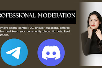 provide weekly community moderators