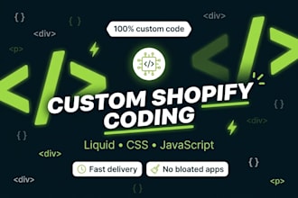 do custom shopify theme coding and design changes