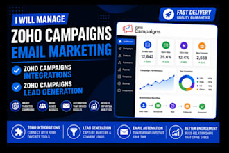 manage zoho campaign email marketing zoho campaign integration lead generation