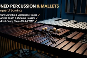 record marimba vibraphone and tuned percussion tracks for you