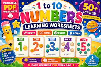 design printable preschool learning worksheets for kids